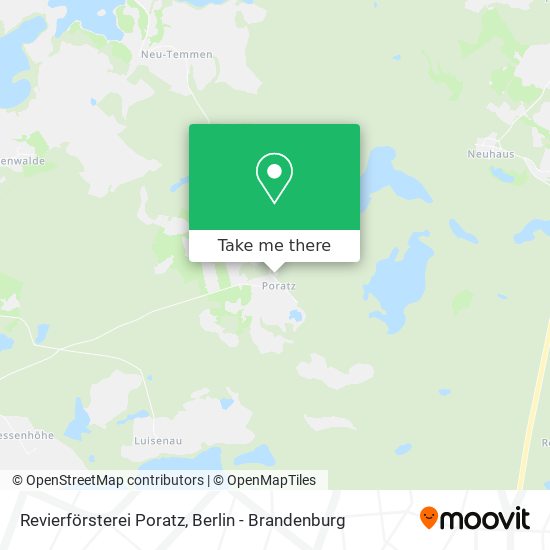 Карта Revierförsterei Poratz