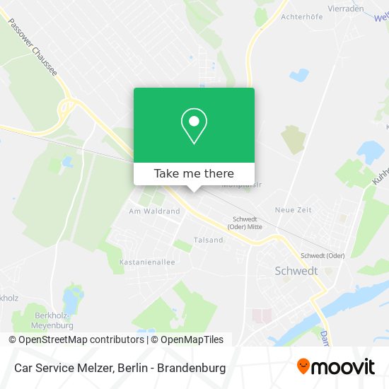 Car Service Melzer map