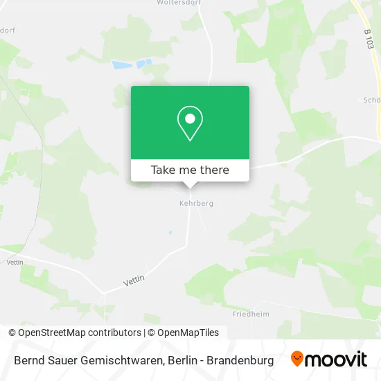 Карта Bernd Sauer Gemischtwaren