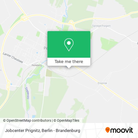 Jobcenter Prignitz map