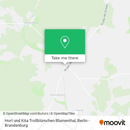 Hort und Kita Trollblümchen Blumenthal map