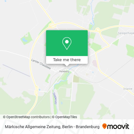 Märkische Allgemeine Zeitung map