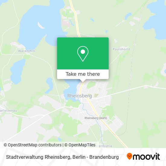 Stadtverwaltung Rheinsberg map