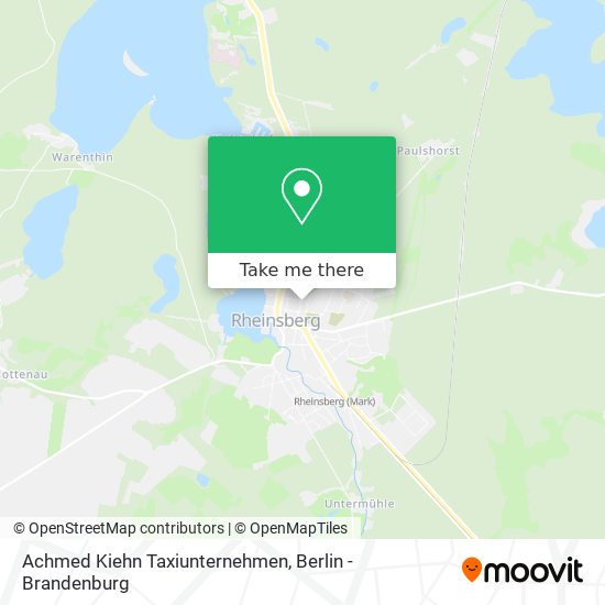 Achmed Kiehn Taxiunternehmen map