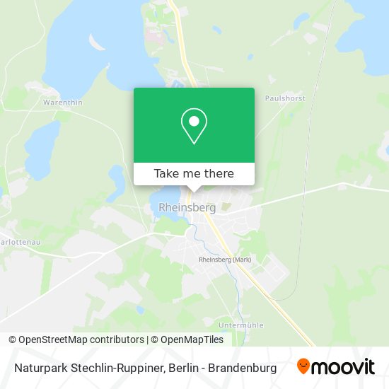 Naturpark Stechlin-Ruppiner map