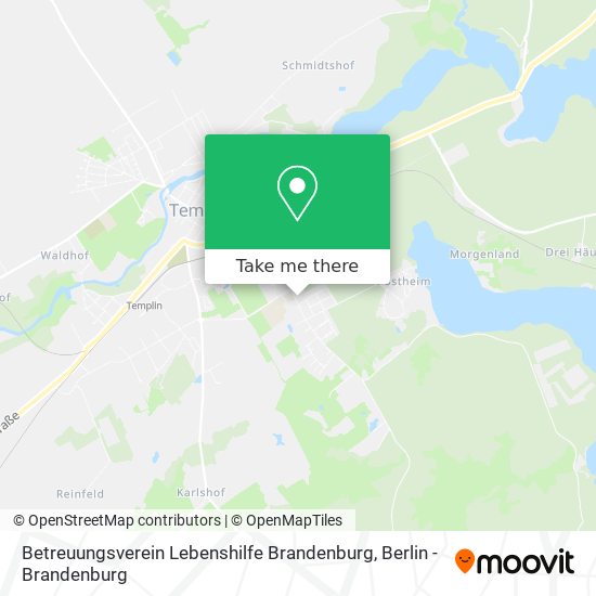 Карта Betreuungsverein Lebenshilfe Brandenburg