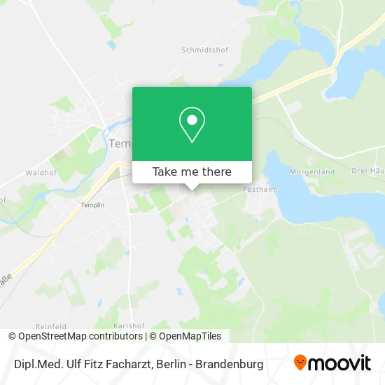 Карта Dipl.Med. Ulf Fitz Facharzt