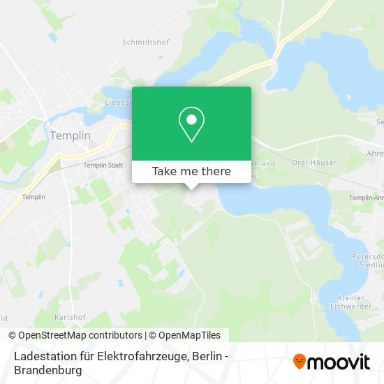 Карта Ladestation für Elektrofahrzeuge