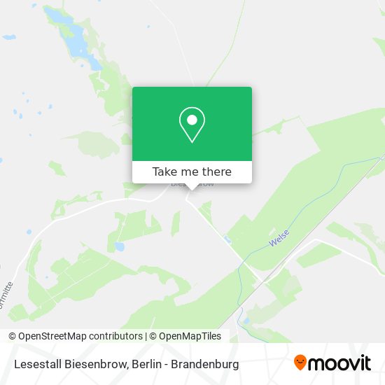 Lesestall Biesenbrow map