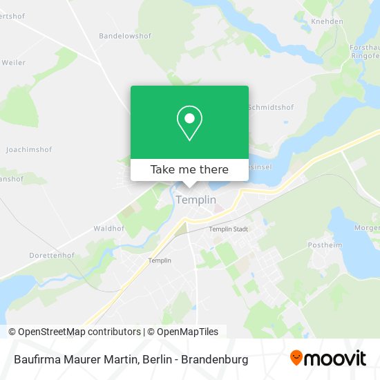 Карта Baufirma Maurer Martin
