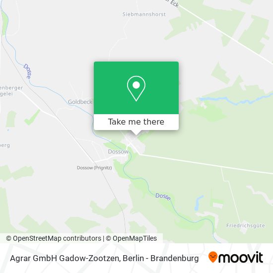 Карта Agrar GmbH Gadow-Zootzen