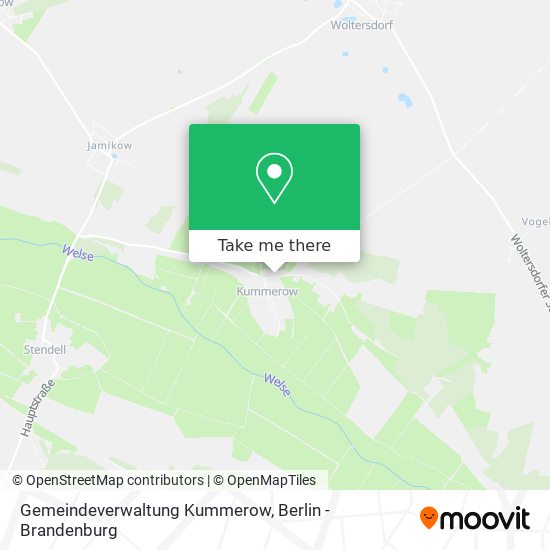 Gemeindeverwaltung Kummerow map