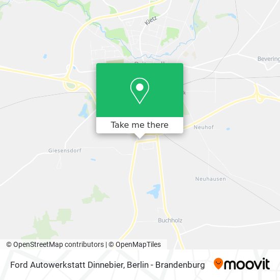 Ford Autowerkstatt Dinnebier map