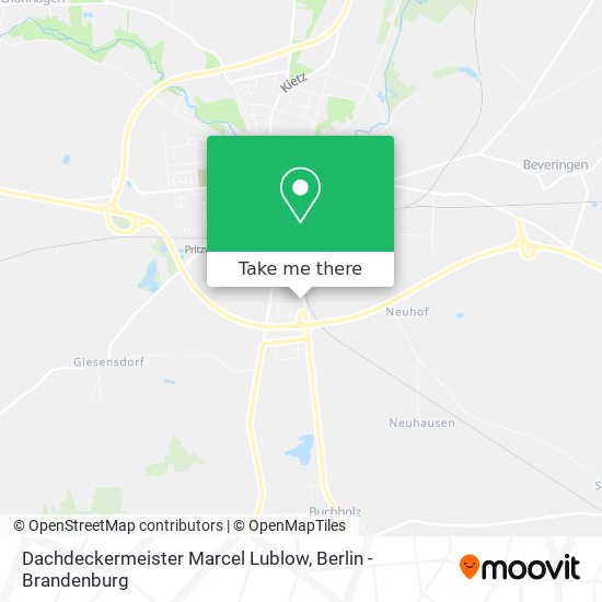 Dachdeckermeister Marcel Lublow map