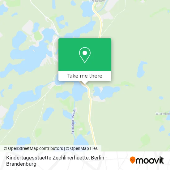 Карта Kindertagesstaette Zechlinerhuette