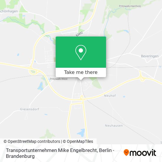 Transportunternehmen Mike Engelbrecht map