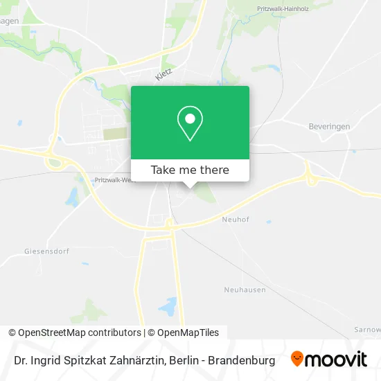 Карта Dr. Ingrid Spitzkat Zahnärztin