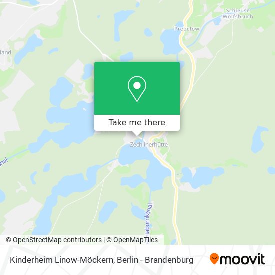 Kinderheim Linow-Möckern map