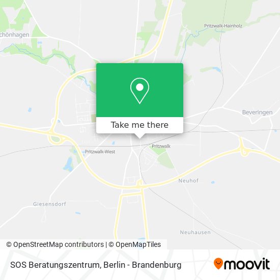 SOS Beratungszentrum map