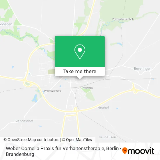 Weber Cornelia Praxis für Verhaltenstherapie map