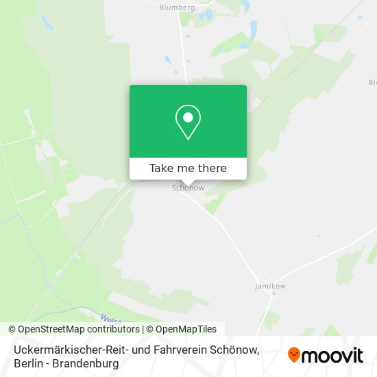 Uckermärkischer-Reit- und Fahrverein Schönow map