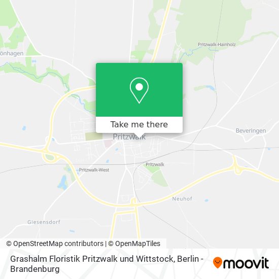 Карта Grashalm Floristik Pritzwalk und Wittstock