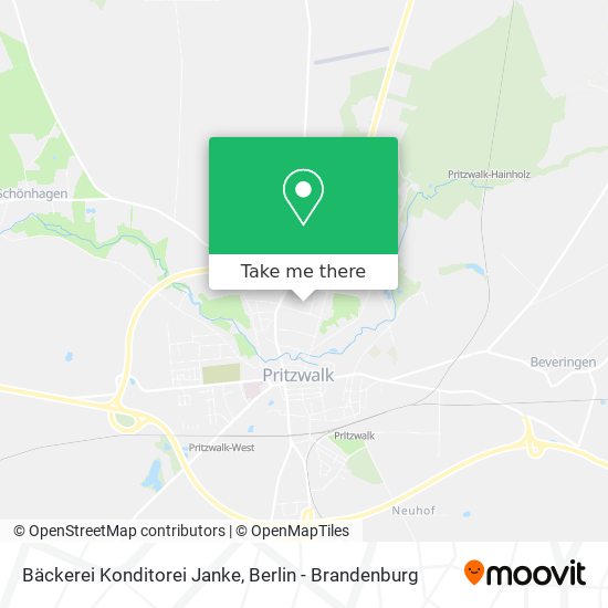 Bäckerei Konditorei Janke map