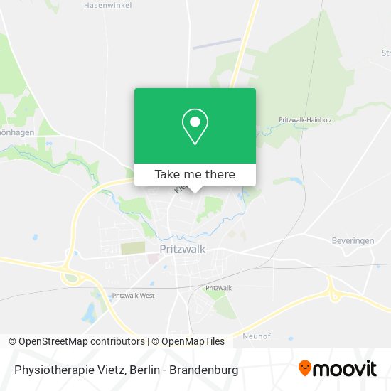 Physiotherapie Vietz map