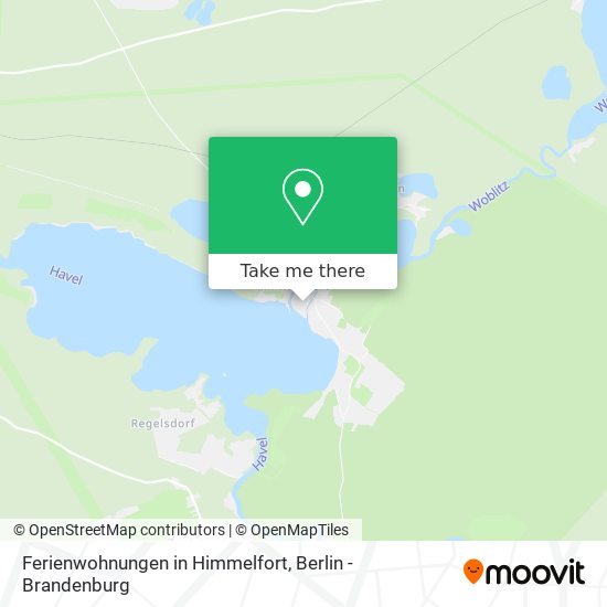 Ferienwohnungen in Himmelfort map