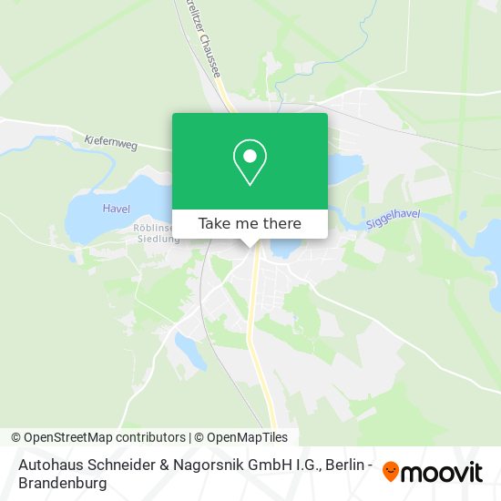 Autohaus Schneider & Nagorsnik GmbH I.G. map