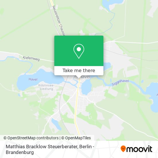 Matthias Bracklow Steuerberater map