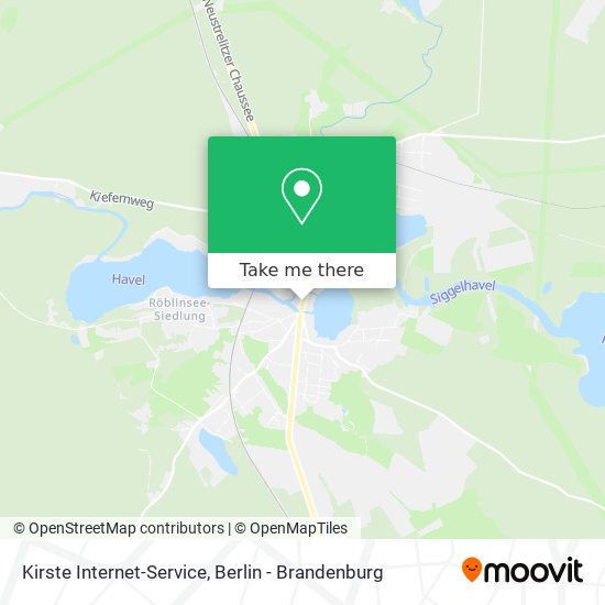 Kirste Internet-Service map