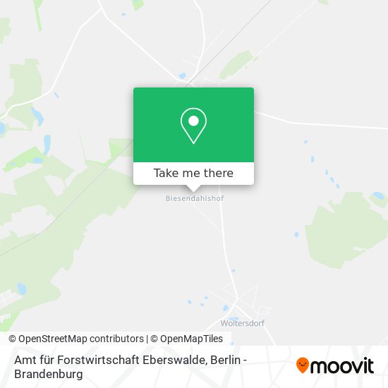 Amt für Forstwirtschaft Eberswalde map