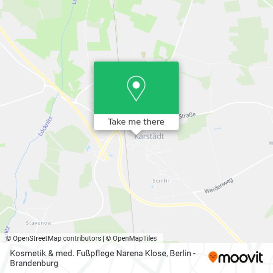 Kosmetik & med. Fußpflege Narena Klose map