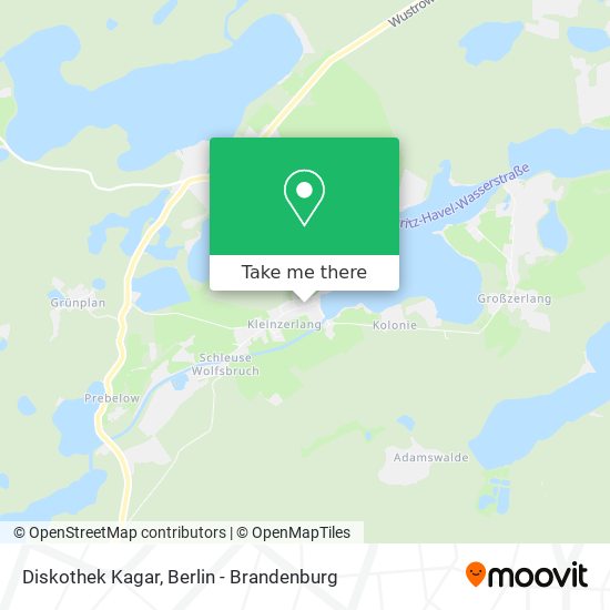 Diskothek Kagar map