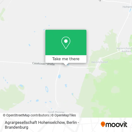 Карта Agrargesellschaft Hohenselchow
