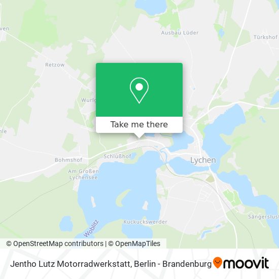 Jentho Lutz Motorradwerkstatt map