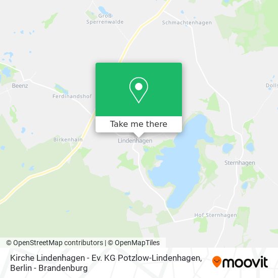 Kirche Lindenhagen - Ev. KG Potzlow-Lindenhagen map