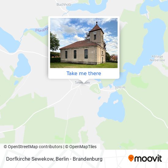 Dorfkirche Sewekow map