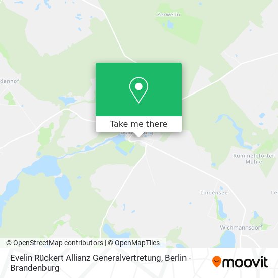 Карта Evelin Rückert Allianz Generalvertretung