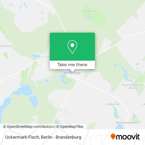Uckermark-Fisch map