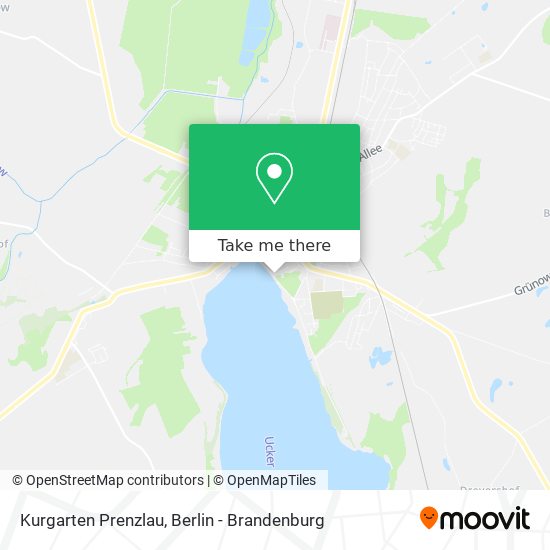 Kurgarten Prenzlau map