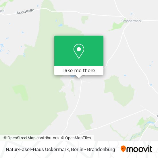 Карта Natur-Faser-Haus Uckermark