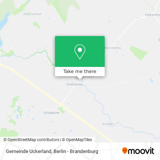 Gemeinde Uckerland map
