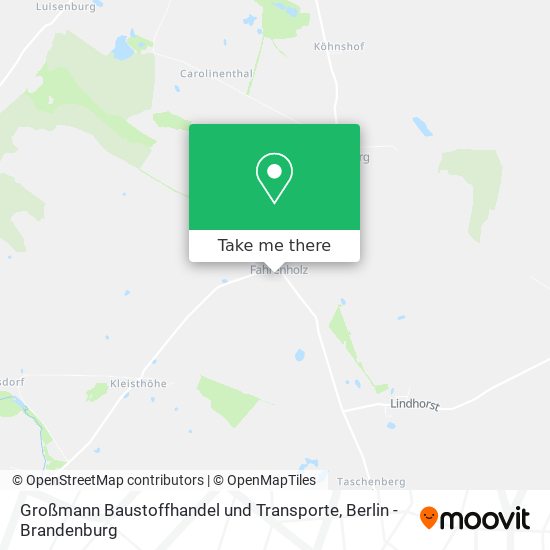 Карта Großmann Baustoffhandel und Transporte