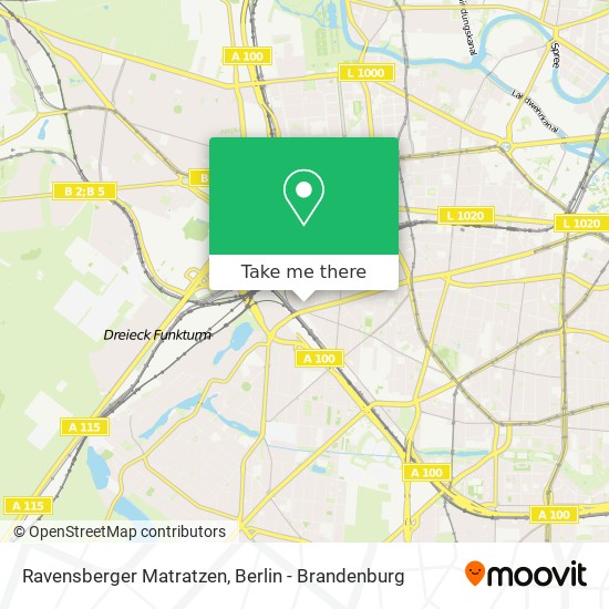 Ravensberger Matratzen map