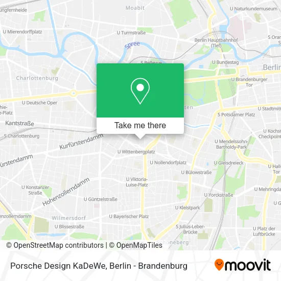 Porsche Design KaDeWe map