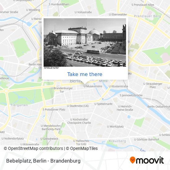 Bebelplatz map