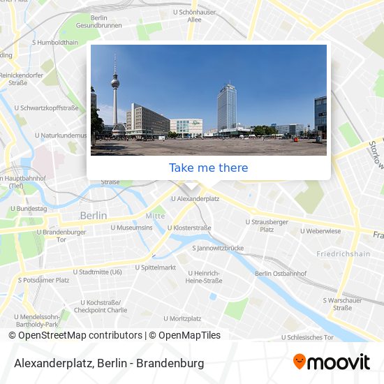 Карта Alexanderplatz