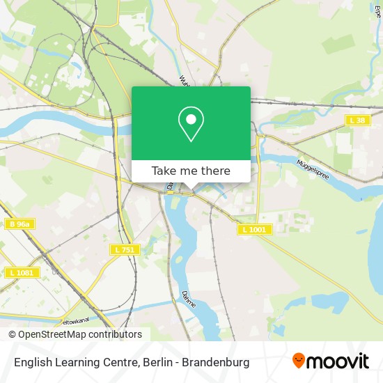 English Learning Centre map